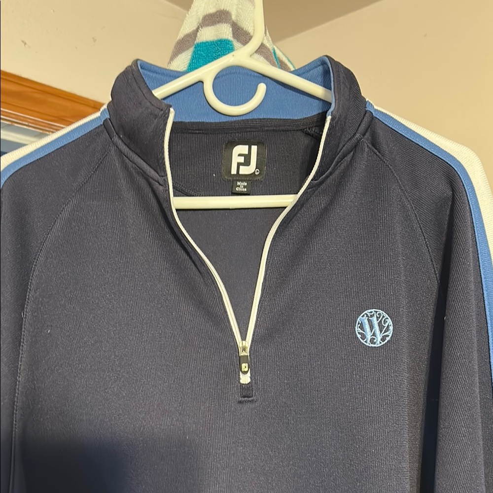 FJ Navy Quarter-Zip Pullover